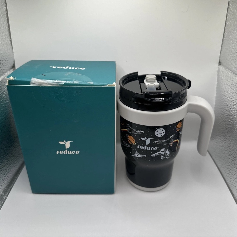 Black and White Travel Mug